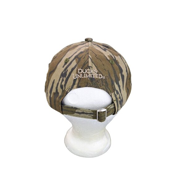Ducks Unlimited Baseball Cap Mossy Oak Bottomland Camo Strapback Adjustable New - Picture 4 of 9